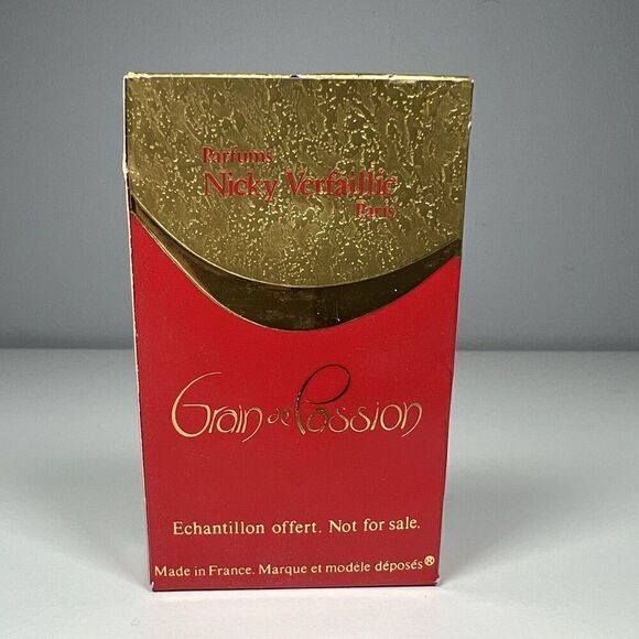 Grain de Passion Nicky Verfaillie Eau de Toilette Mini Perfume 3.75ml 1/8 oz NIB - Picture 5 of 8